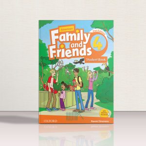 کتاب American Family and Friends 4 (SB+WB+Audio) 2nd Edition | کتاب امریکن فمیلی اند فرندز 4 ویرایش دوم سایز بزرگ (رحلی)