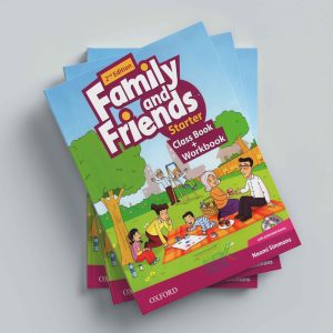کتاب American Family and Friends starter (SB+WB+Audio) 2nd Edition | کتاب امریکن فمیلی اند فرندز استارتر ویرایش دوم سایز بزرگ (رحلی)