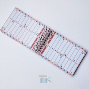 دفتر برنامه ریزی لغات زبان مدل پلنر طرح پاستلی Reading (سایز A6)